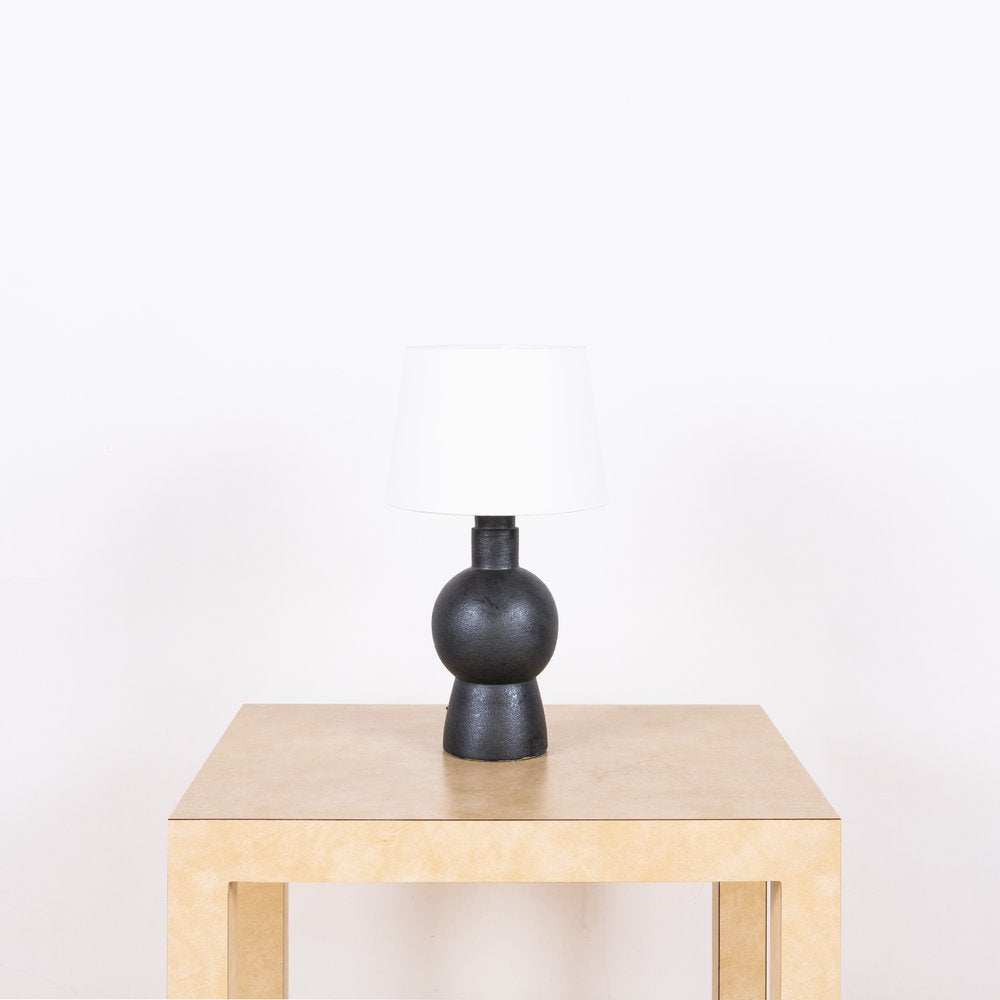 Lampe 'Bilboquet' en grès
