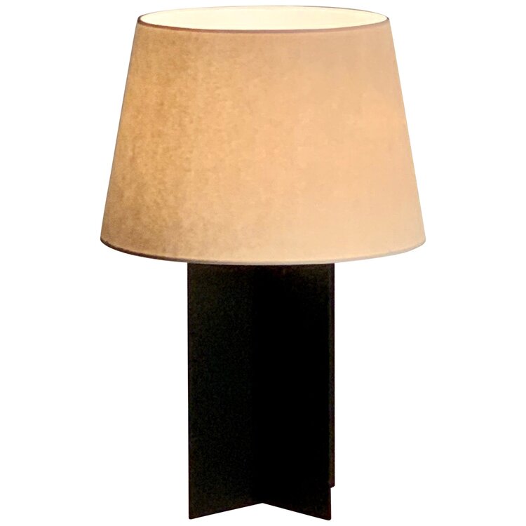 lampe 'Croisillon' noir mate
