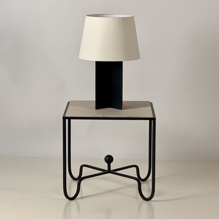lampe 'Croisillon' noir mate