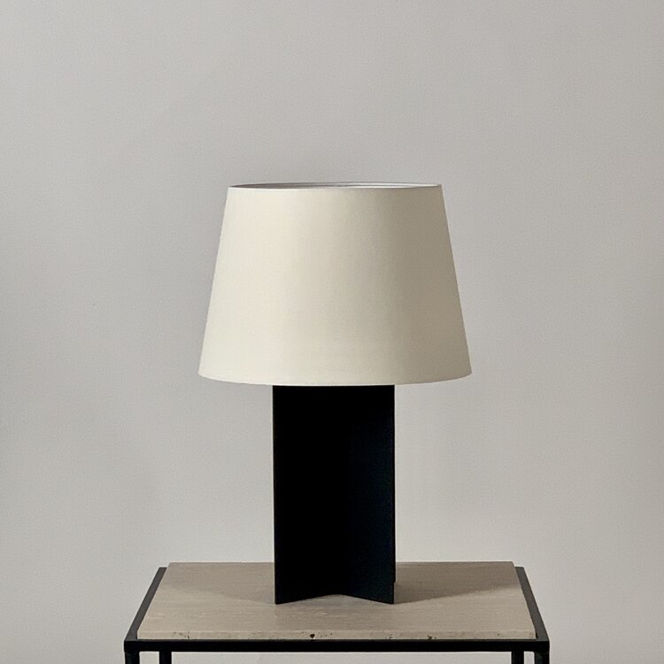 lampe 'Croisillon' noir mate