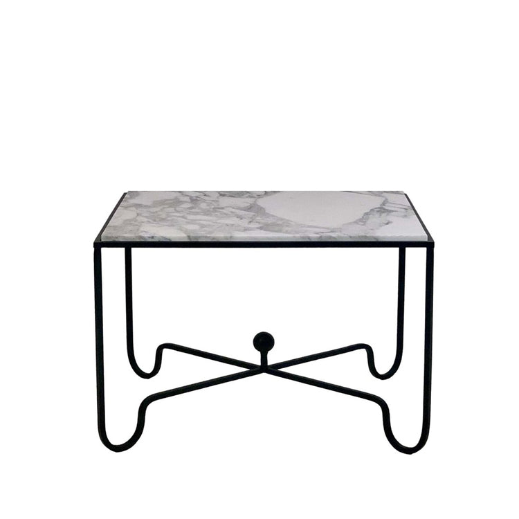 Table d'appoint 'Entretoise' avec surface en Marbre