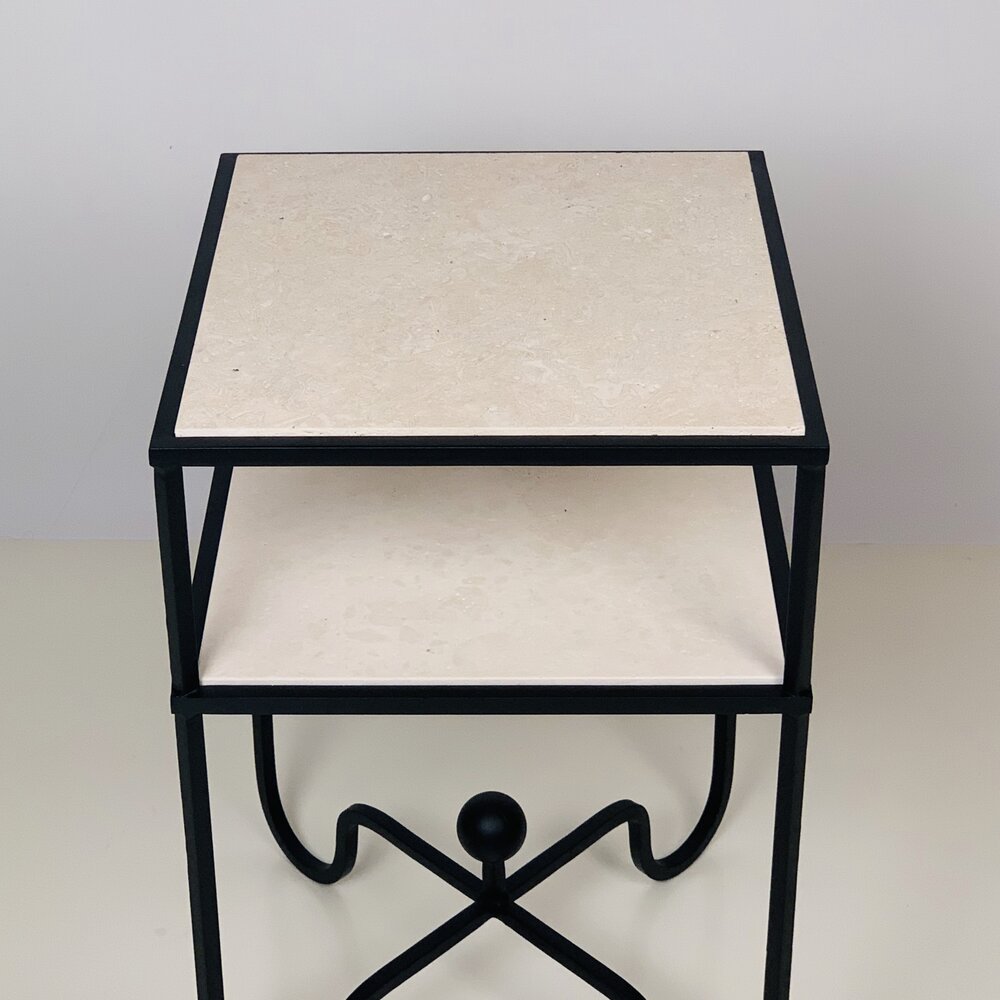 Table d'appoint 'Entretoise' à 2 niveaux