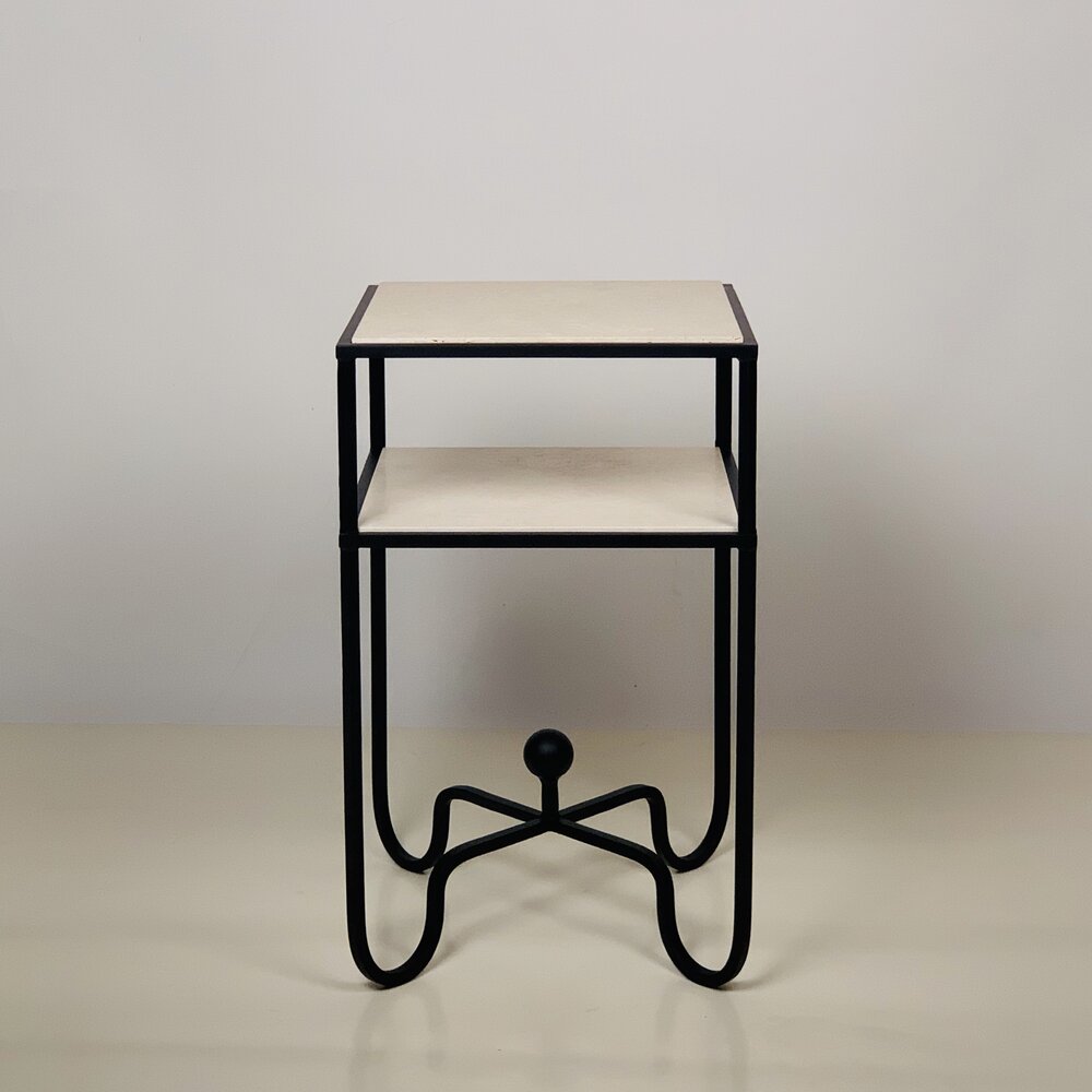 Table d'appoint 'Entretoise' à 2 niveaux