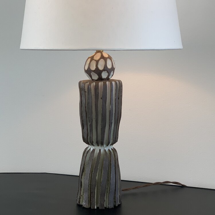 Lampe 'Sillion' en grès