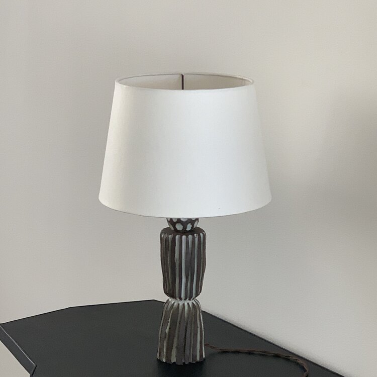 Lampe 'Sillion' en grès