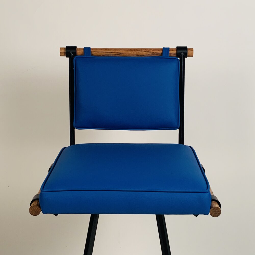 Tabouret 'Los Feliz' bleu