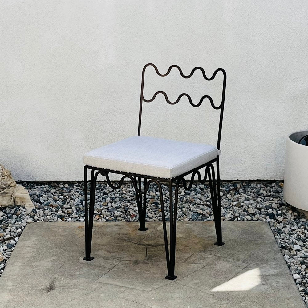 Paire de chaises 'Méandre' pour l'extérieur
