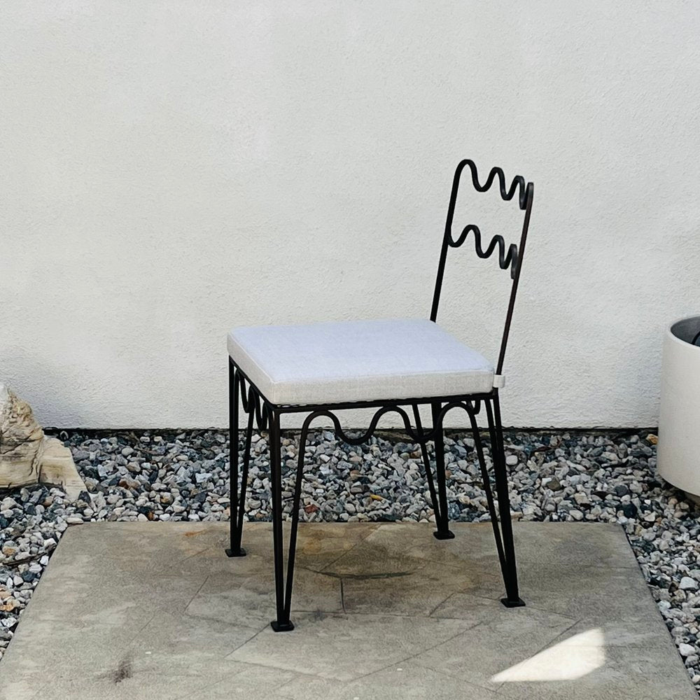 Paire de chaises 'Méandre' pour l'extérieur