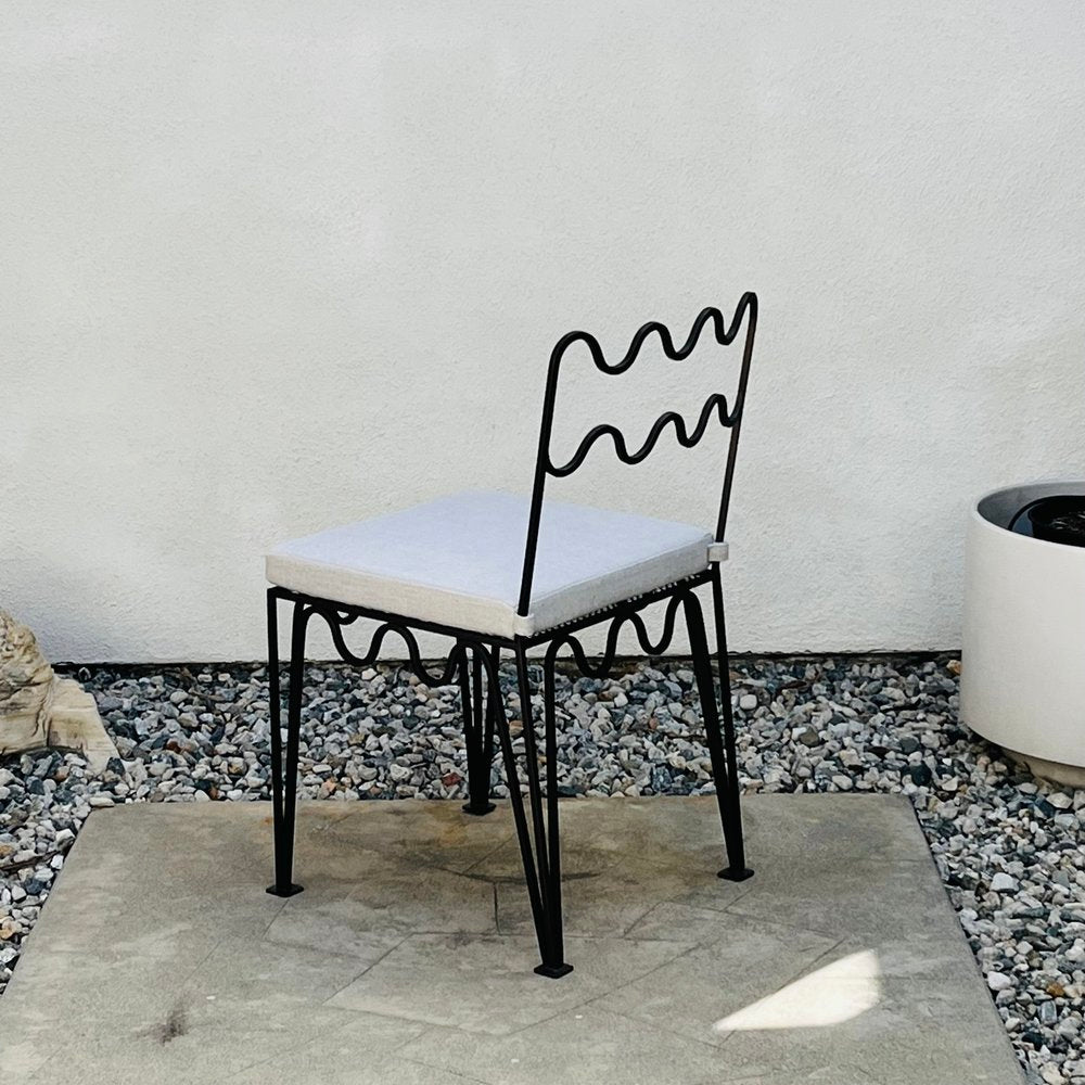Paire de chaises 'Méandre' pour l'extérieur