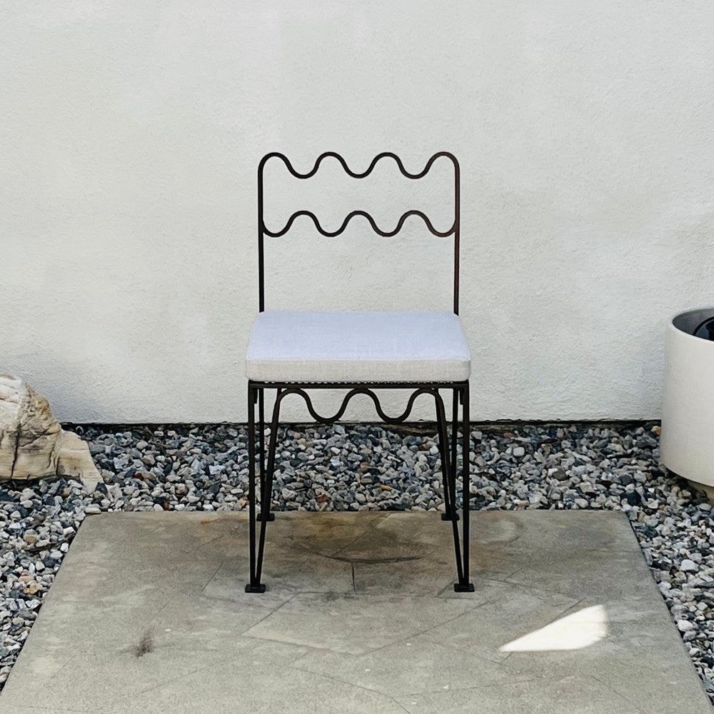 Paire de chaises 'Méandre' pour l'extérieur