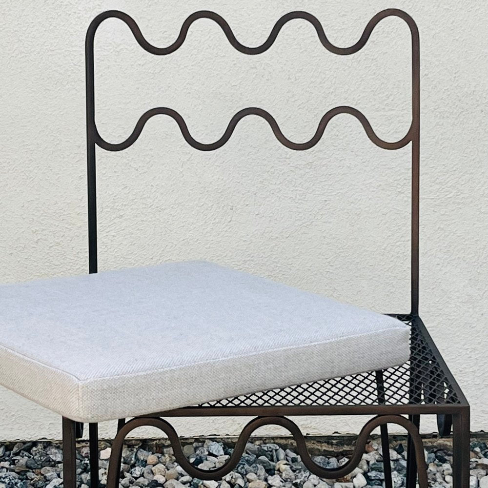 Paire de chaises 'Méandre' pour l'extérieur