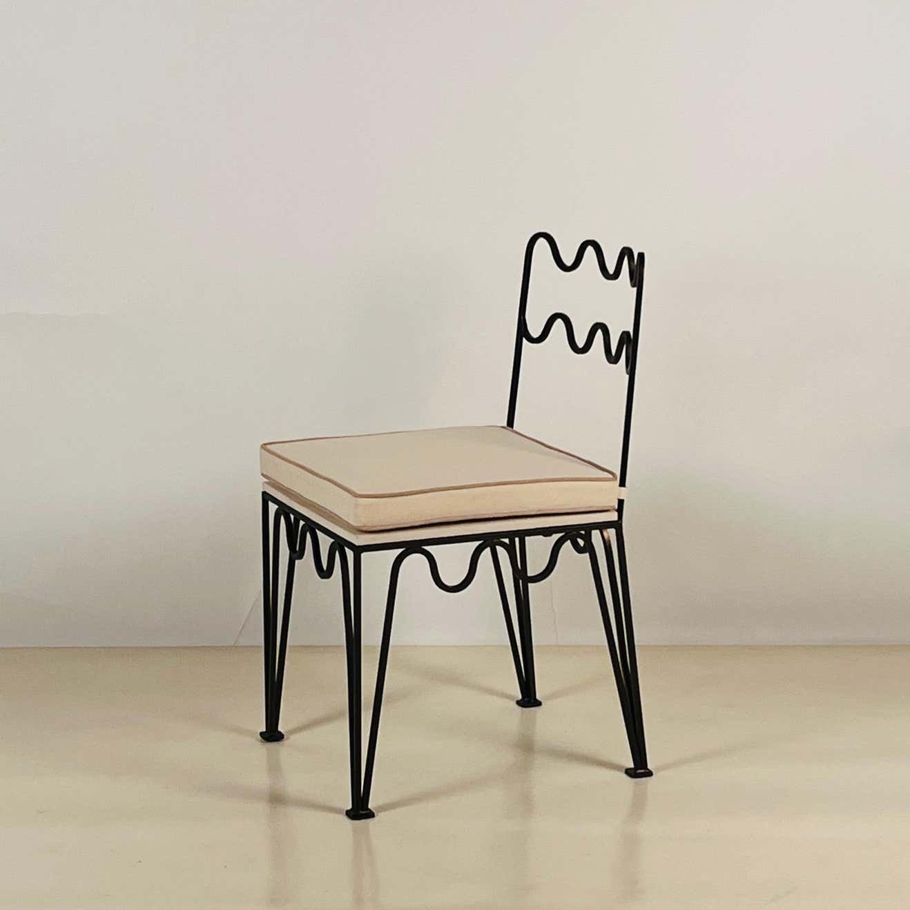 Paire de chaises 'Méandre'