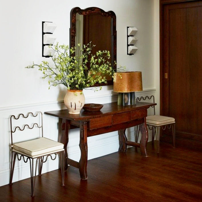 Paire de chaises 'Méandre'
