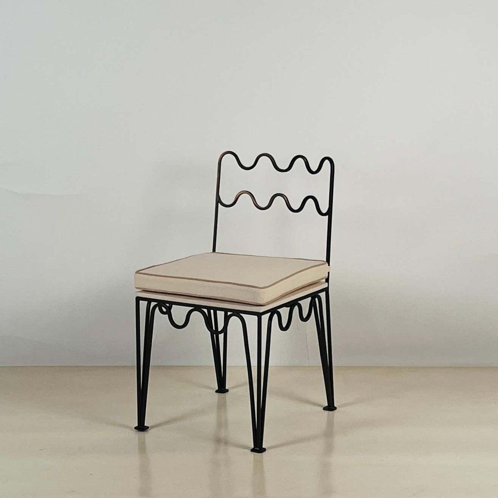 Paire de chaises 'Méandre'