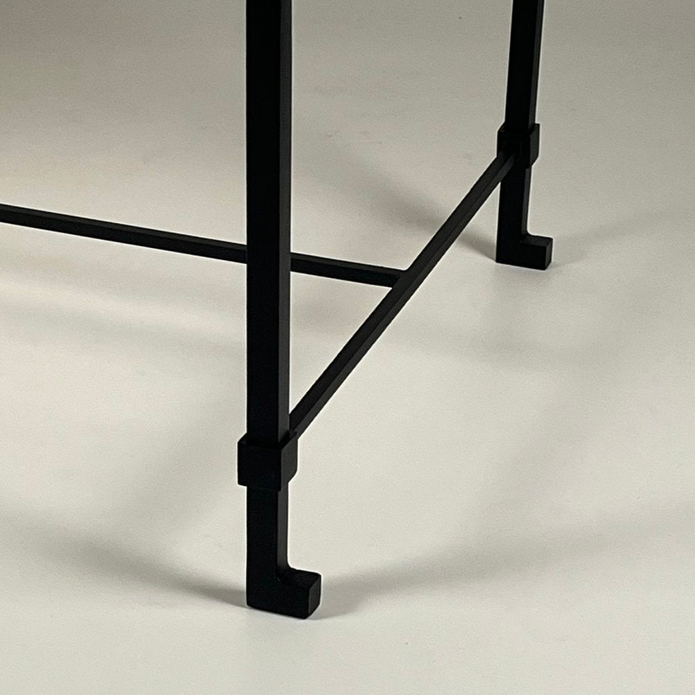 Table basse 'Diagramme' en Travertin