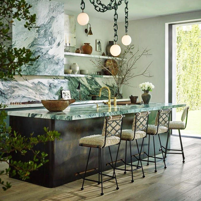 Tabouret 'Los Feliz' bleu