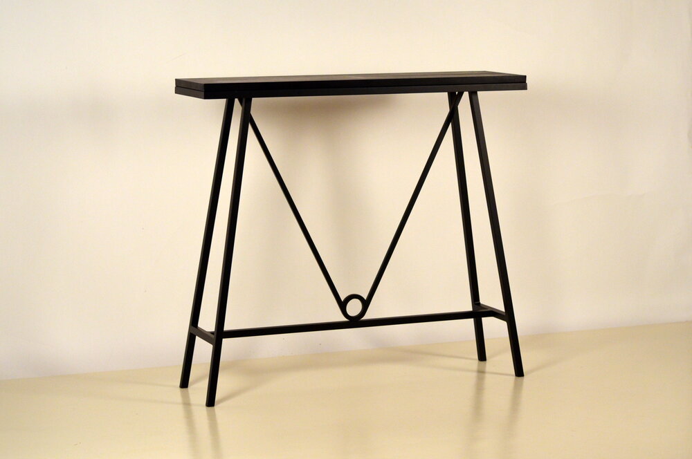 Console 'Trapèze' noire
