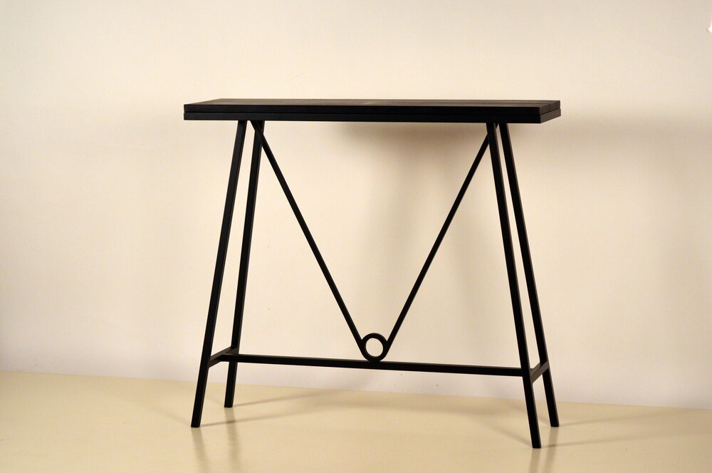 Console 'Trapèze' noire
