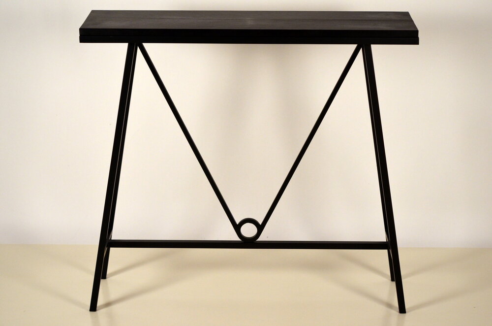 Console 'Trapèze' noire