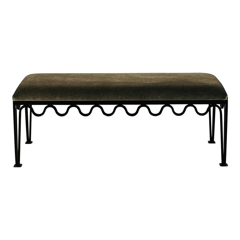 Banc 'Méandre' velour