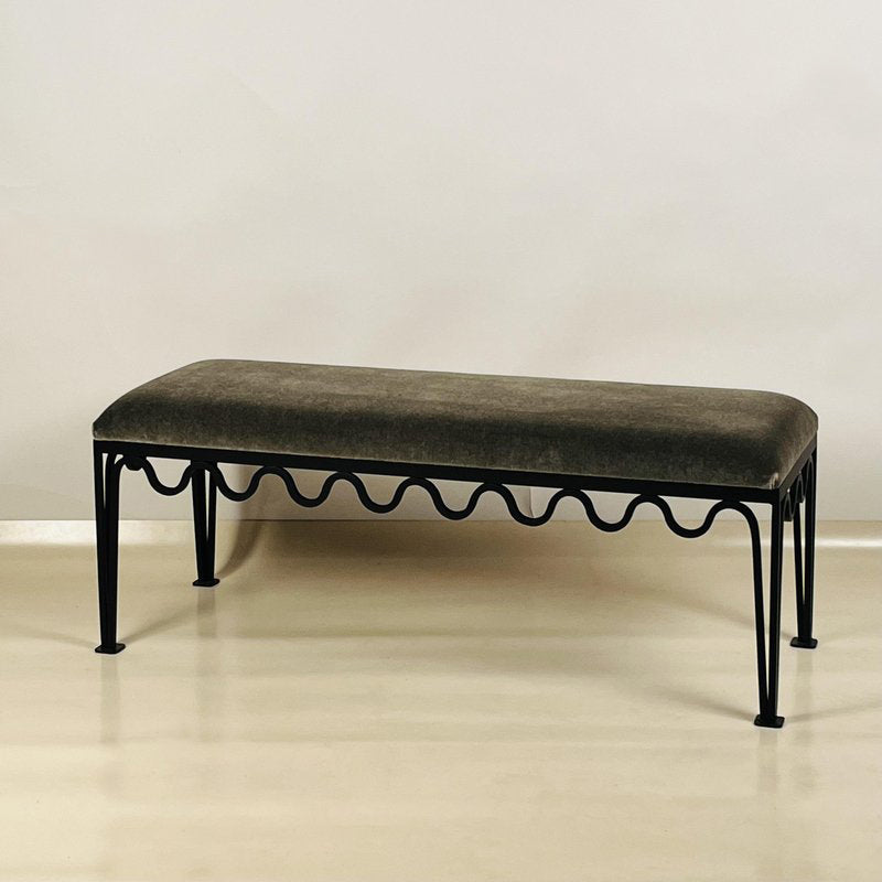 Banc 'Méandre' velour