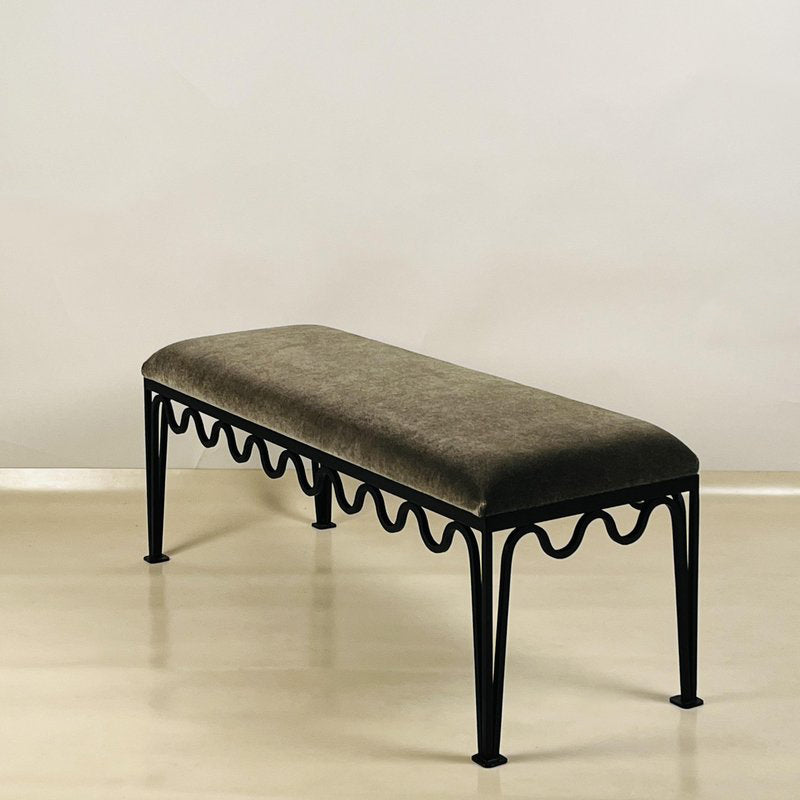 Banc 'Méandre' velour