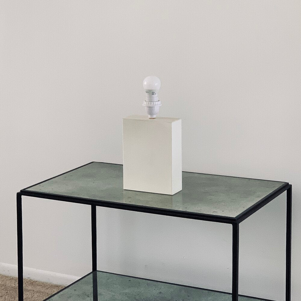 Lampe de table 'Bloc' en Parchemin