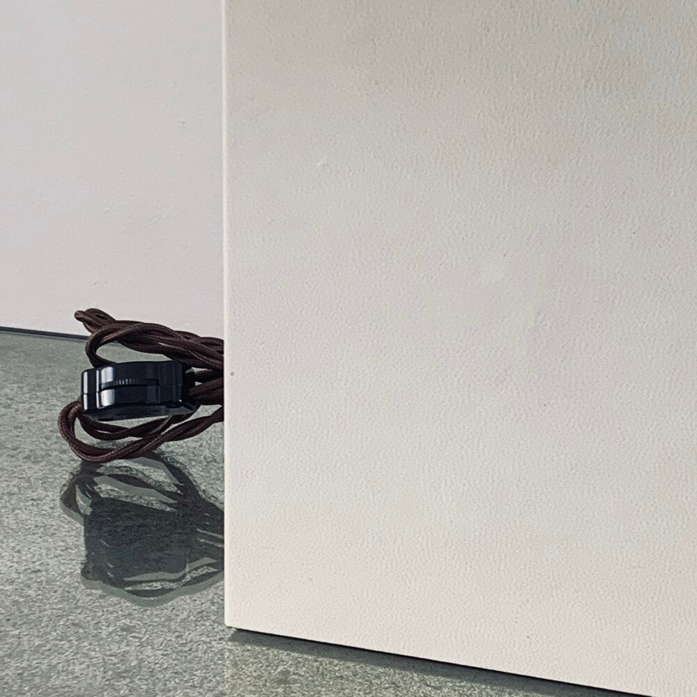 Lampe de table 'Bloc' en Parchemin