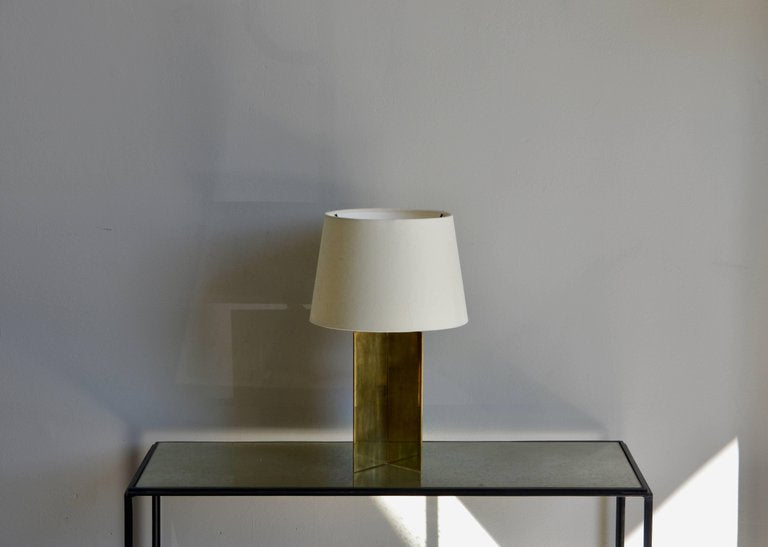 Lampe 'Croisillion' en Laiton massif
