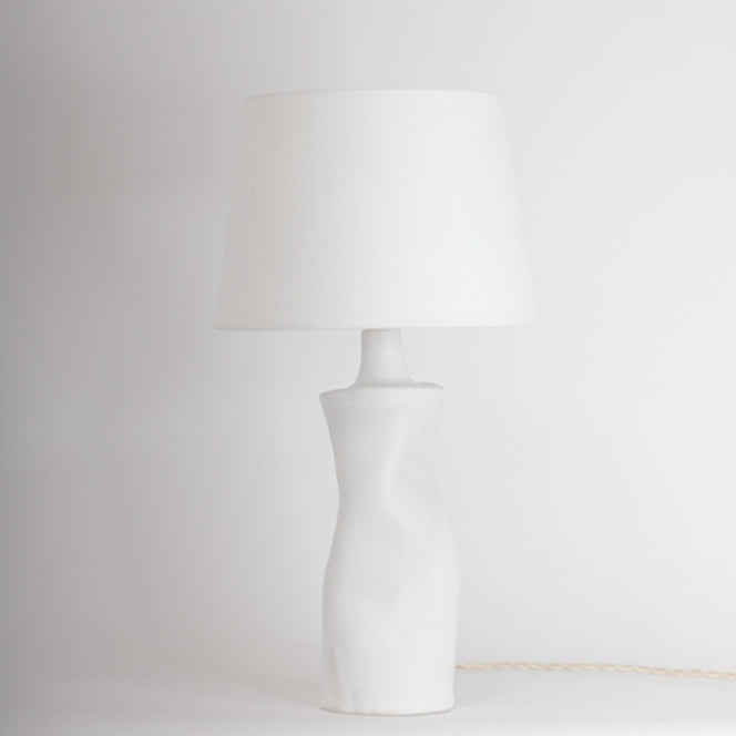 Lampe de table 'Difforme' blanche