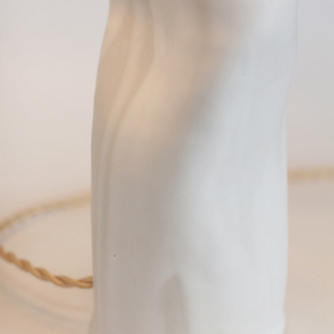 Lampe de table 'Difforme' blanche