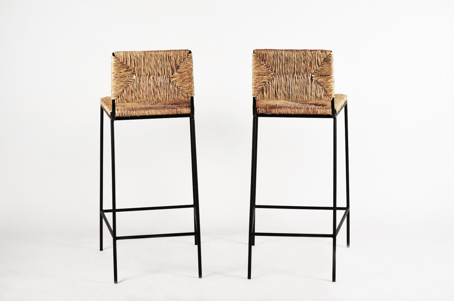Paire de tabouret de comptoir 'Campagne' noire