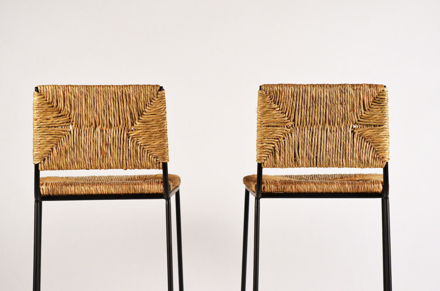 Paire de tabouret de comptoir 'Campagne' noire