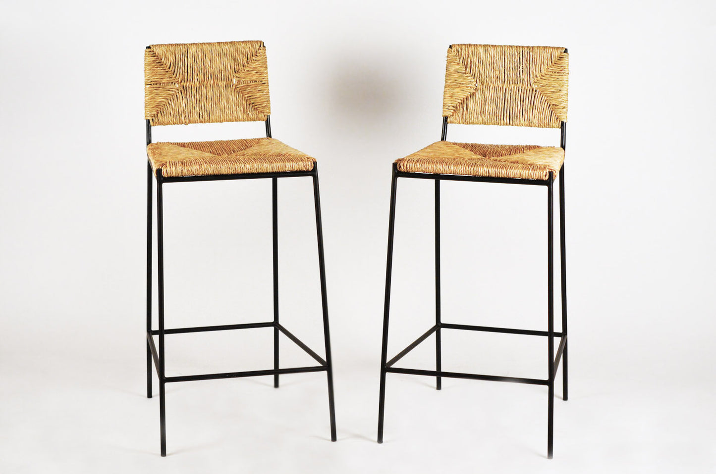 Paire de tabouret de comptoir 'Campagne' noire