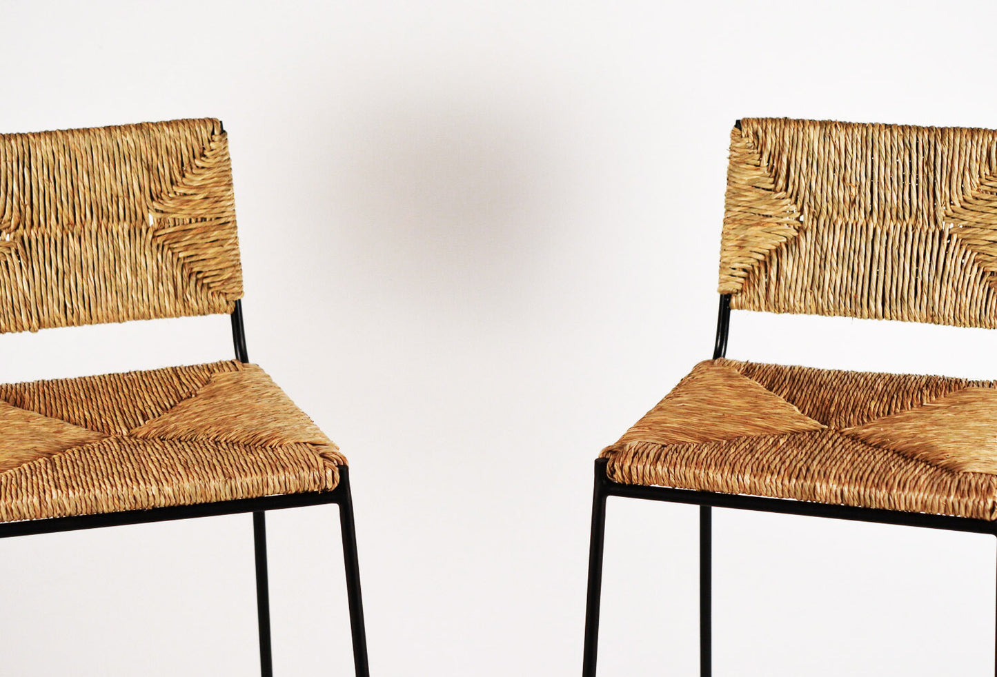 Paire de tabouret de comptoir 'Campagne' noire