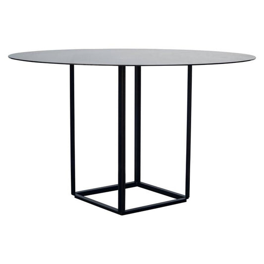 Table de salon 'Cuboid' avec surface en verre