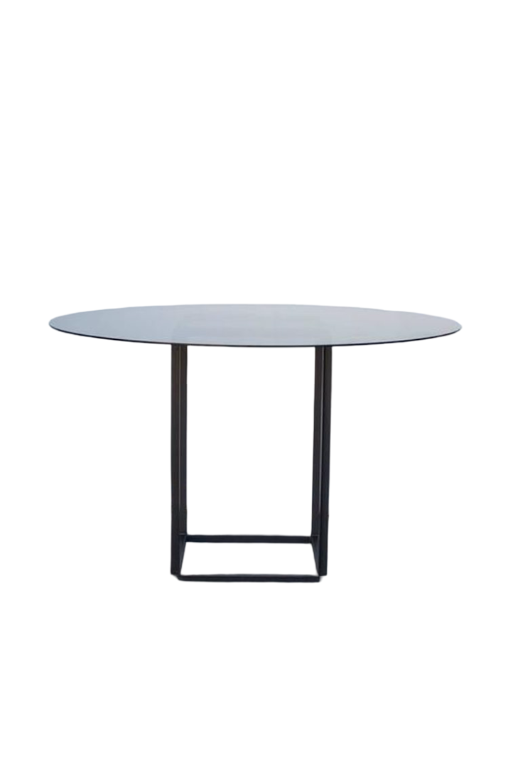 Table de salon 'Cuboid' avec surface en verre