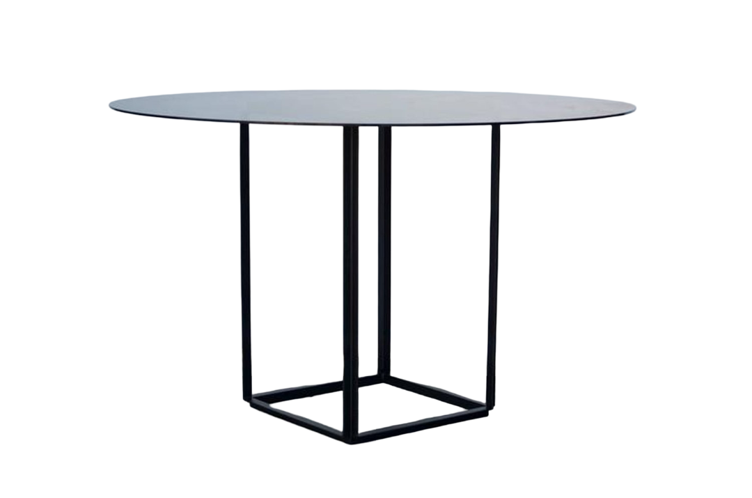 Table de salon 'Cuboid' avec surface en verre