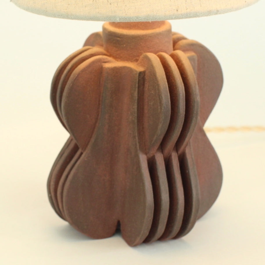 Lampe Strata en Grès brute