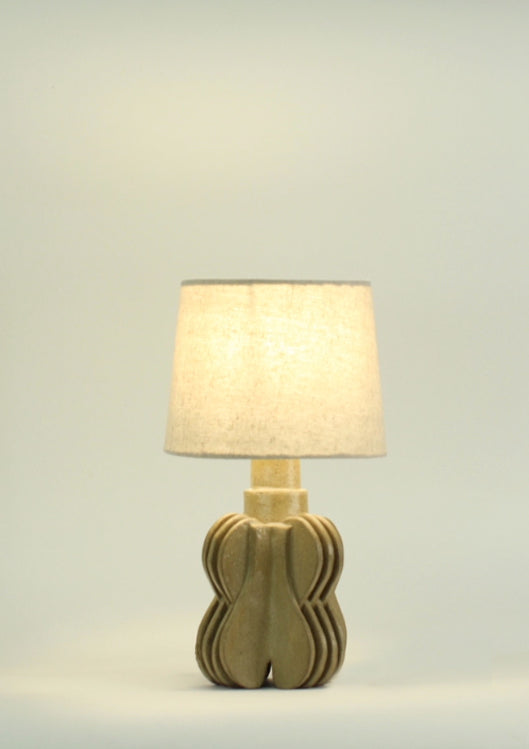 Lampe Strata en Grès brute