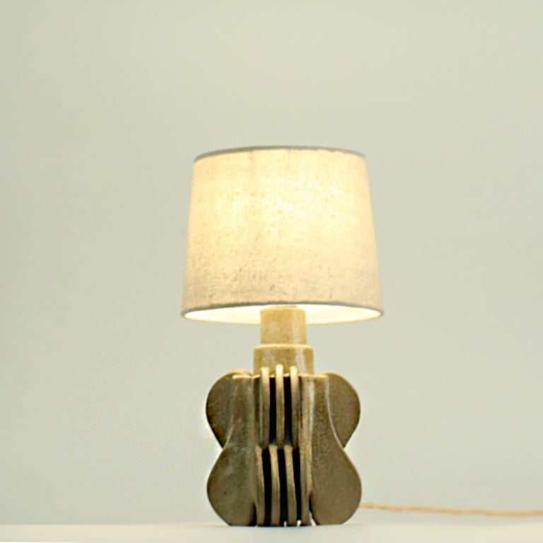 Lampe Strata en Grès brute