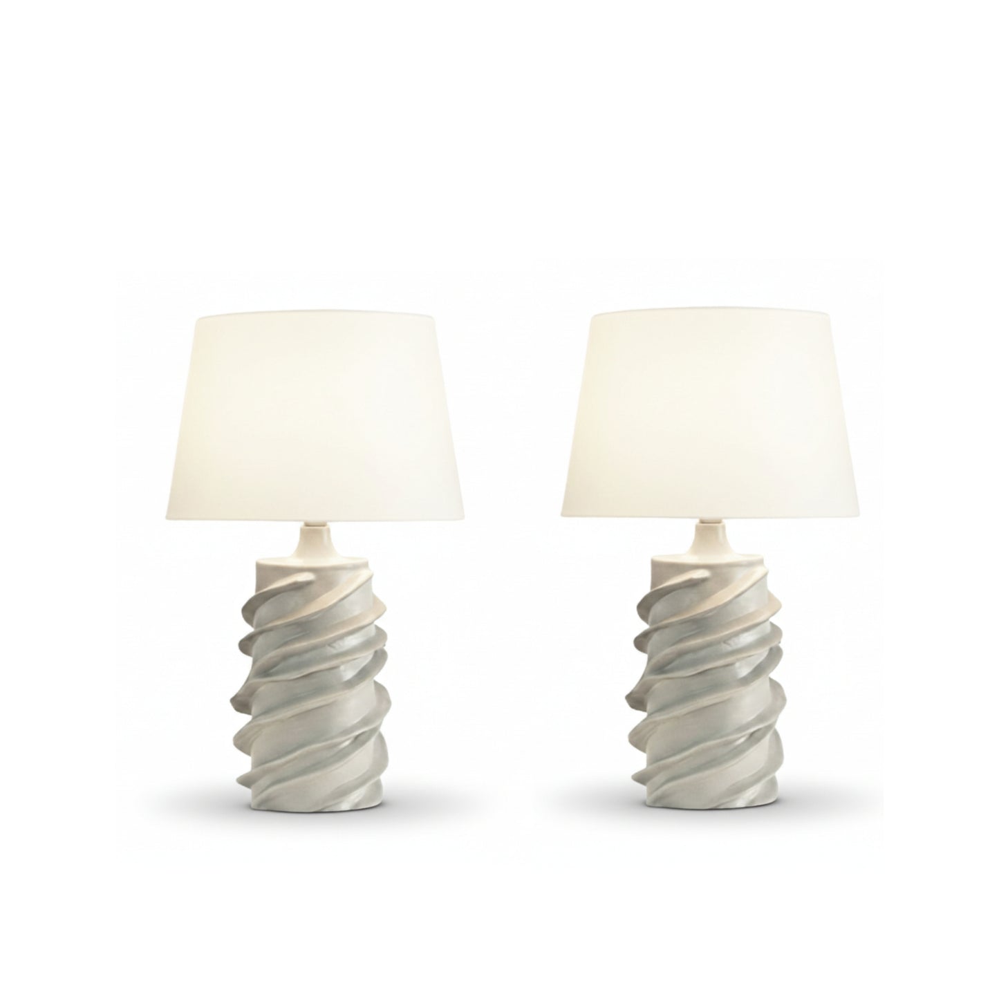 Paire de lampe de table 'Sillage'