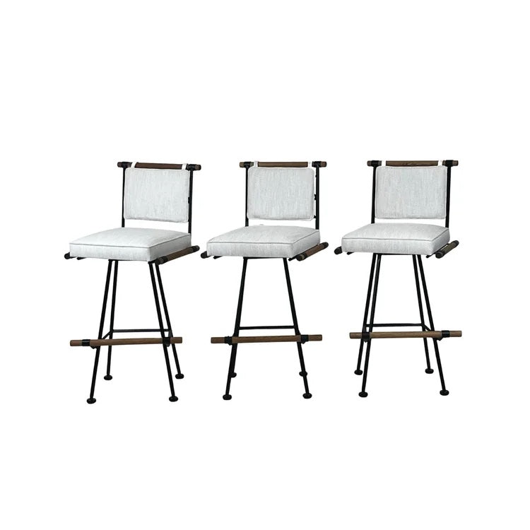 Paire de tabourets de bar pivotants 'Los Feliz'