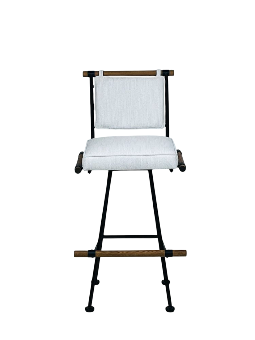 Paire de tabourets de bar pivotants 'Los Feliz'