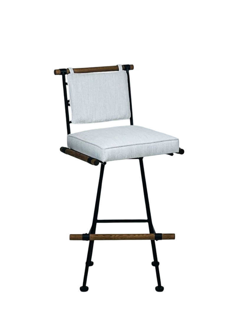 Paire de tabourets de bar pivotants 'Los Feliz'