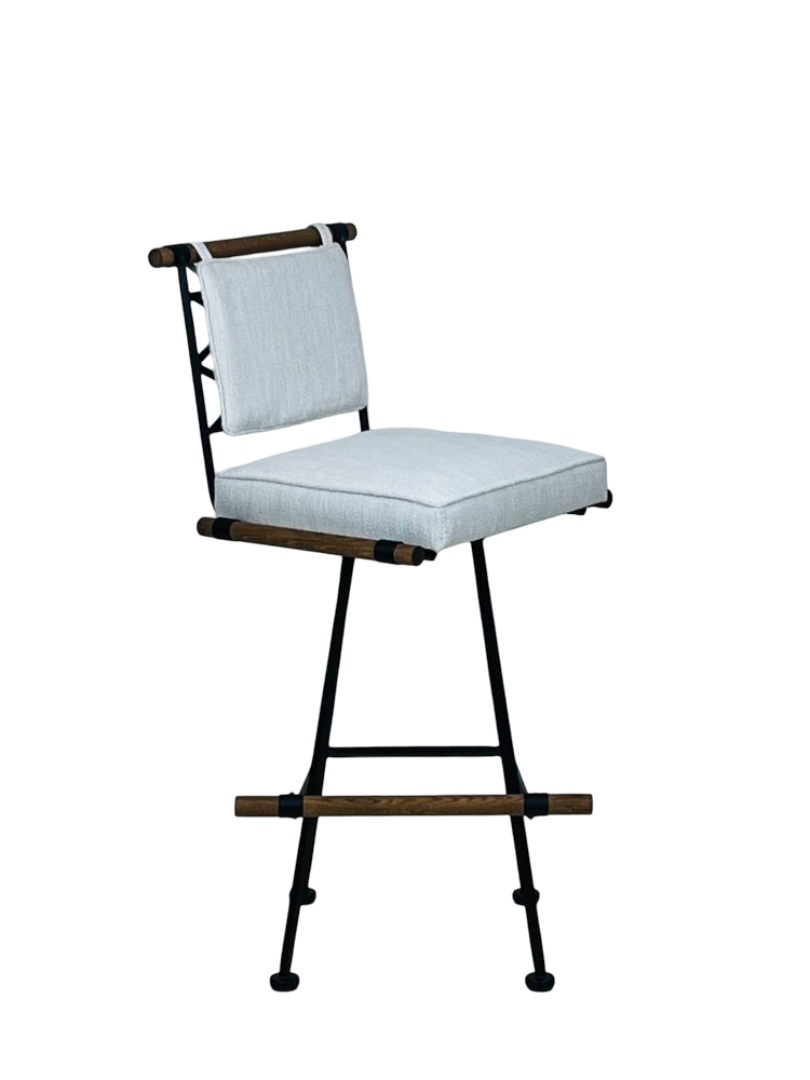 Paire de tabourets de bar pivotants 'Los Feliz'