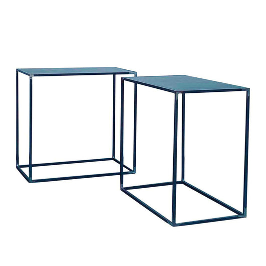 Paire de haute table de présentation 'Filiforme'